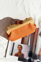Dixie Clutch Bag - Orange