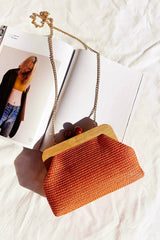 Dixie Clutch Bag - Orange