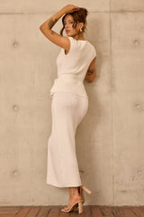 Fab Moments Knit Set - White