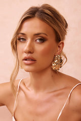 Gilded Petals Earrings - Gold