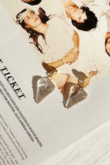 Heart Glows Earrings - Clear