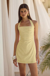 Aera Mini Dress - Lemon