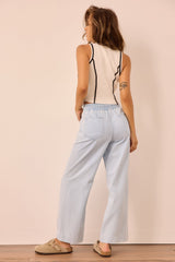 My Little Micro Knit Top - White