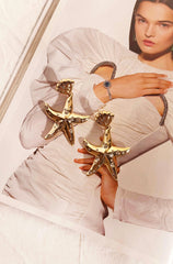 Sea Siren Earrings - Gold