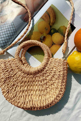 Solene Raffia Bag - Beige