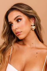 Heart Charm Earrings
