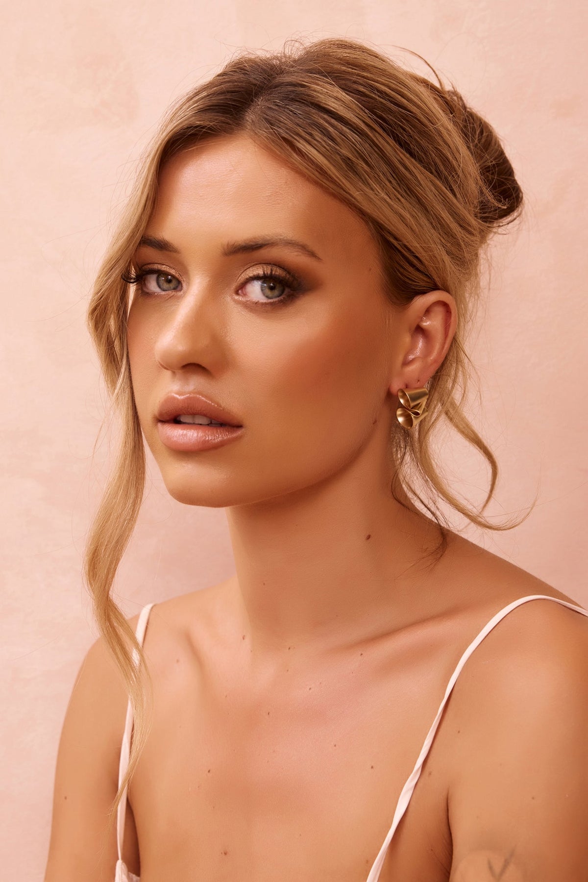Luna Fold Earrings - Gold