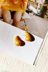 Romantic Tales Earrings - Orange
