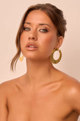 Vera Hoop Earrings - Gold